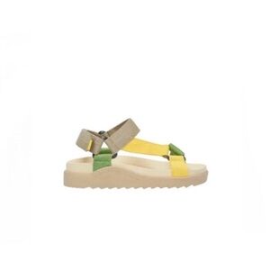 NWT ZARA Multicolor Technical Sandals Size 12